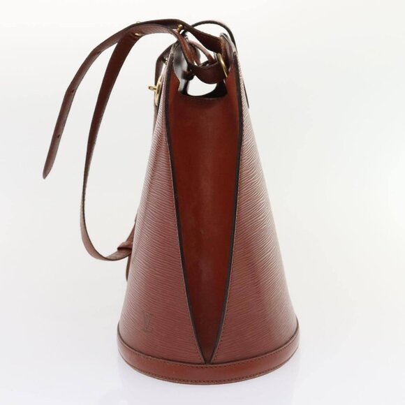 LOUIS VUITTON Epi Cluny Shoulder Bag Brown M52253 LV Auth 89869 - Picture 4 of 16